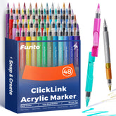 48 Colors ClickLink Acrylic Markers